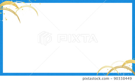 Simple Japanese style frame Simple Japanese style frame 90338449