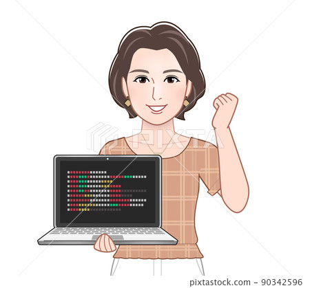 Young woman in summer clothes 90342596