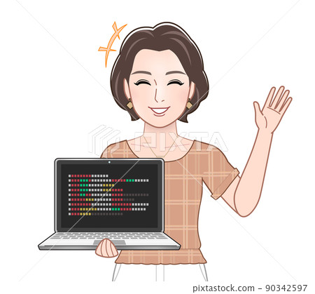 Young woman in summer clothes 90342597