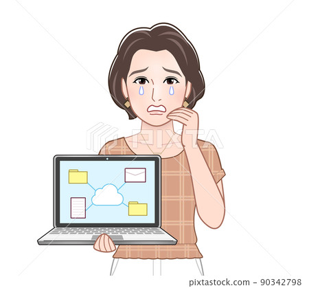 穿著夏裝的年輕女子 穿著夏裝的年輕女子 90342798