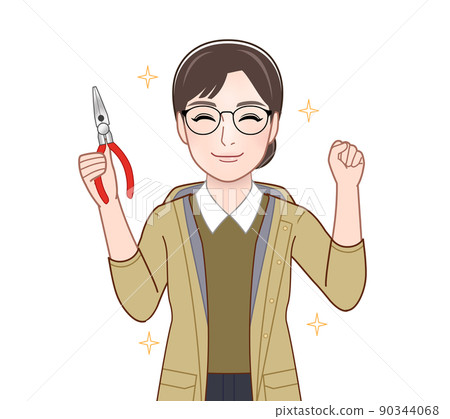 穿著山地連帽衫的活躍女性 穿著山地連帽衫的活躍女性 90344068