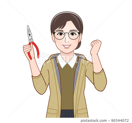穿著山地連帽衫的活躍女性 90344072