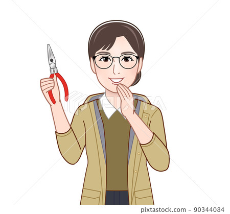 穿著山地連帽衫的活躍女性 90344084