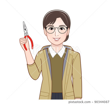 穿著山地連帽衫的活躍女性 90344087