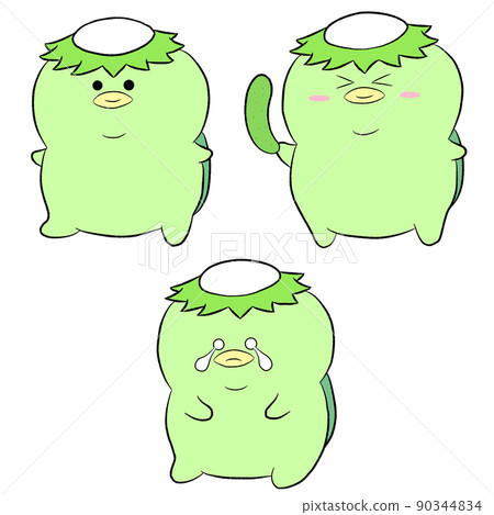 Yurukawa Kappa 插圖 3 件套 90344834