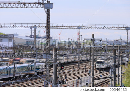 Scenery of JR East Higashi Omiya marshalling yard Scenery of JR East Higashi Omiya marshalling yard 90346483