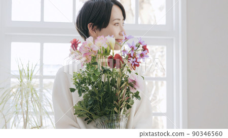 插花女花 90346560