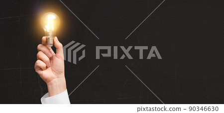 Business, creative idea concept with light bulb Business, creative idea concept with light bulb 90346630