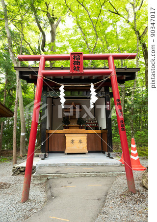 The main shrine of Arayayama Shrine (Kinun Shrine) in Fujiyoshida City, Yamanashi Prefecture The main shrine of Arayayama Shrine (Kinun Shrine) in Fujiyoshida City, Yamanashi Prefecture 90347017