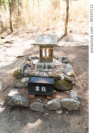 Okumiya of Arayayama Shrine (Kinun Shrine) in Fujiyoshida City, Yamanashi Prefecture Okumiya of Arayayama Shrine (Kinun Shrine) in Fujiyoshida City, Yamanashi Prefecture 90347212