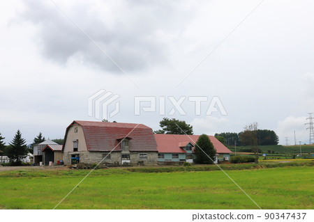 Iwate Iwate Town Autumn Rural Scenery 90347437