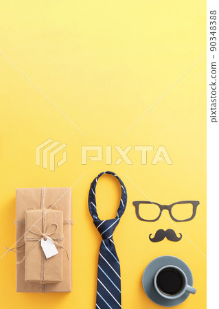 father's day background top view paper decoration Father's day father's day background top view paper decoration Father's day 90348388