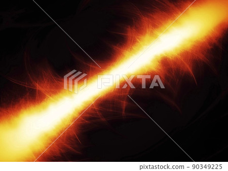 Illustration of colorful rays shining in the dark 90349225
