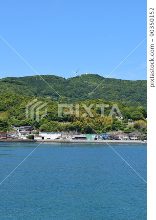 Kamimoriyama Observatory in fine weather Yamaguchi Kamimoriyama Observatory in fine weather Yamaguchi 90350152