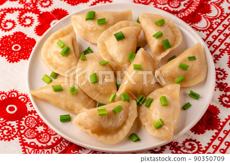Dumplings, filled with mashed potatoes. Dumplings, filled with mashed potatoes. 90350709