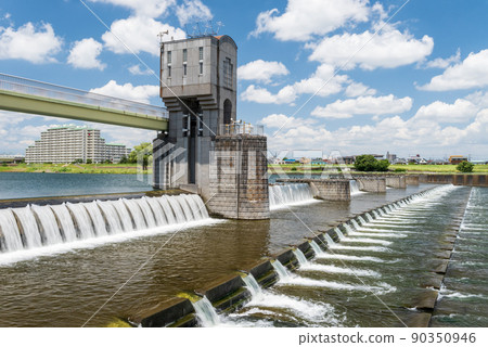 多摩川和日空蓄河原堰 90350946