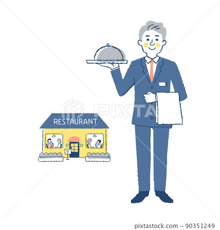 Restaurants and waiters 90351249