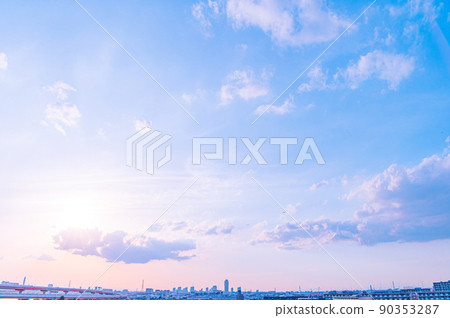 summer sunset sky 90353287