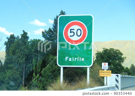A signboard of Fairlie, New Zealand. Fairlie is a Mackenzie District service town located in the Canterbury region of the South Island of New Zealand. A signboard of Fairlie, New Zealand. Fairlie is a Mackenzie District service town located in the Canterbury region of the South Island of New Zealand. 90353440
