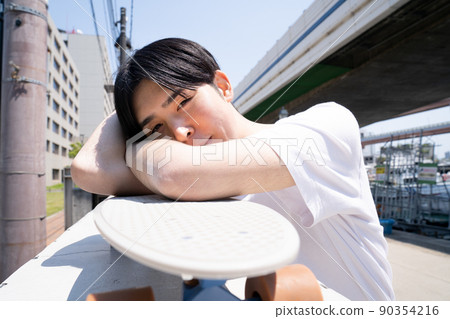 Skateboard and male emo Skateboard and male emo 90354216