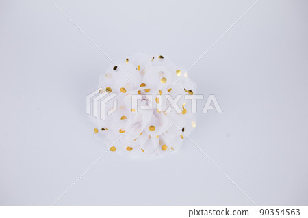 beautiful bow hairpin decoration for girls white with gold sparkles 90354563