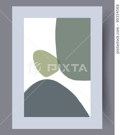 Printable wall art vector poster set. 90354568