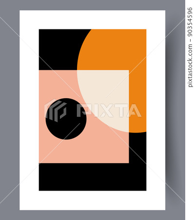 Scandinavian abstract vector print set. Scandinavian abstract vector print set. 90354596