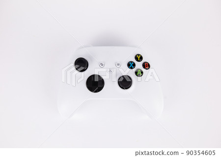 joystick for game console gamepad on white background 90354605