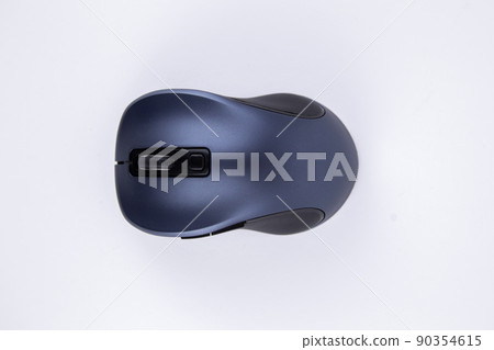 computer wireless mouse isolated on white background 90354615