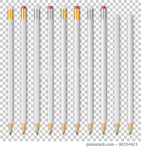 Vector pencils isolated 90354923