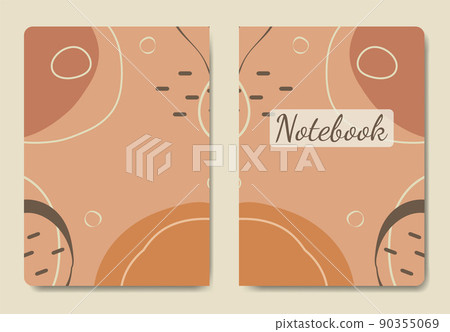 Abstract creative universal artistic template - doodle hand drawn elements 90355069