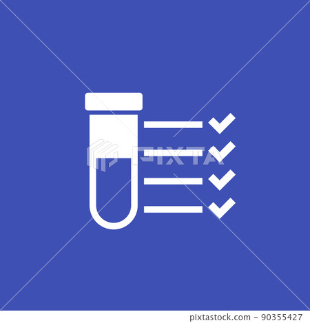 water testing icon, vector sign 90355427