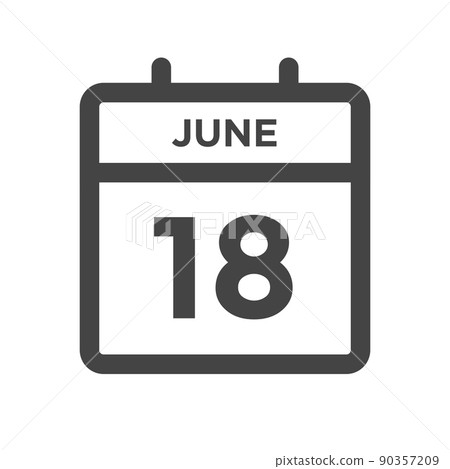 June 18 Calendar Day or Calender Date for Deadlines or Appointment June 18 Calendar Day or Calender Date for Deadlines or Appointment 90357209