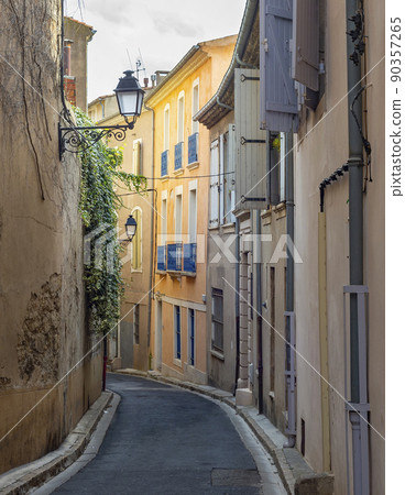 Narrow old street France 90357265