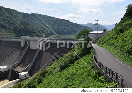 Gassan Dam Tsuruoka City, Yamagata Prefecture 90358303