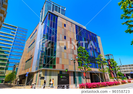 東京澀谷區街景 LINE CUBE SHIBUYA（澀谷公會堂） 90358723