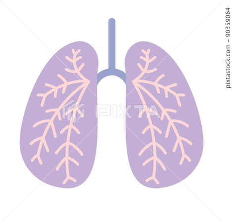 Unhealthy lungs 90359064