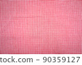 Red gingham check cloth background 90359127