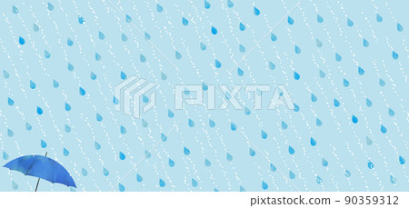 斜雨深藍傘2 90359312