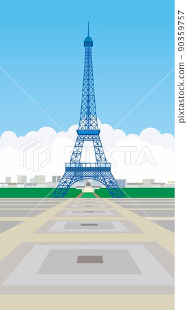 Eiffel Tower tour eiffel Trocadero Square Paris 90359757