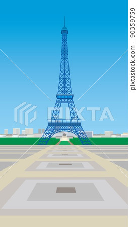 埃菲爾鐵塔遊覽埃菲爾特羅卡德羅廣場巴黎 90359759