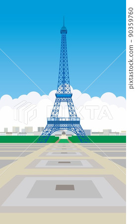 埃菲爾鐵塔遊覽埃菲爾特羅卡德羅廣場巴黎 90359760