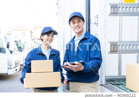 快遞員工作 90360222