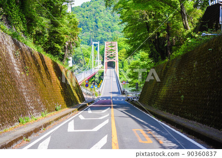 Mii Bridge and Mitsui Soyokaze Bridge (Lake Tsukui) 90360837