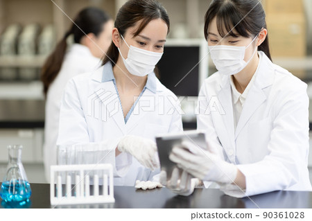 Researcher working 90361028