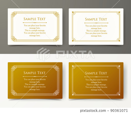 Luxury card design. Antique decorative design. Elegant edge pattern. Luxury card design. Antique decorative design. Elegant edge pattern. 90361071