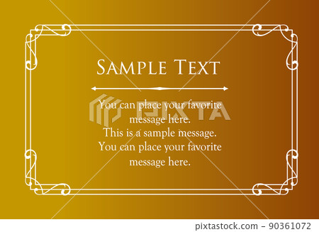 Luxury card design. Antique decorative design. Elegant edge pattern. Luxury card design. Antique decorative design. Elegant edge pattern. 90361072