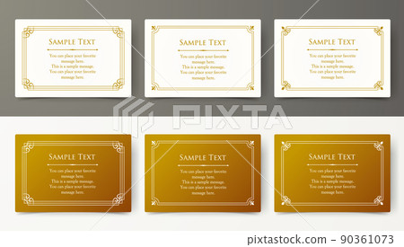 Luxury card design. Antique decorative design. Elegant edge pattern. Luxury card design. Antique decorative design. Elegant edge pattern. 90361073