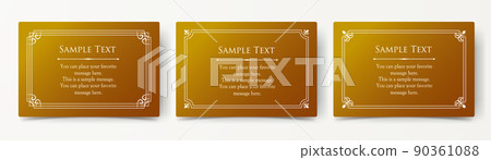 Luxury card design. Antique decorative design. Elegant edge pattern. Luxury card design. Antique decorative design. Elegant edge pattern. 90361088