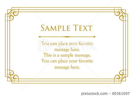 Luxury card design. Antique decorative design. Elegant edge pattern. Luxury card design. Antique decorative design. Elegant edge pattern. 90361097